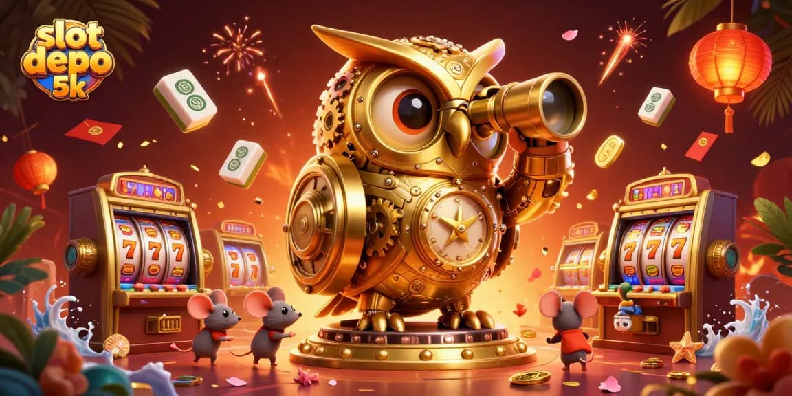 Engage in thrilling gameplay at slot depo 5k with dynamic 3D slots and vibrant casino elements.
