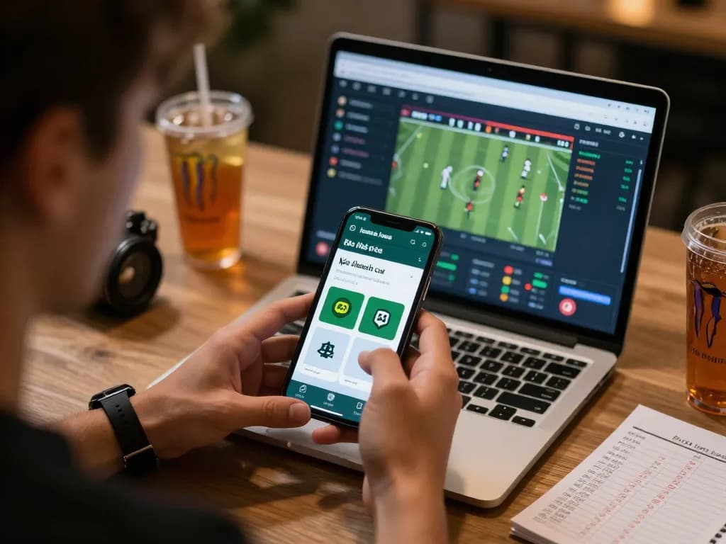 Engaging with kèo nhà cái in mobile sports betting, showcasing dynamic betting interface.