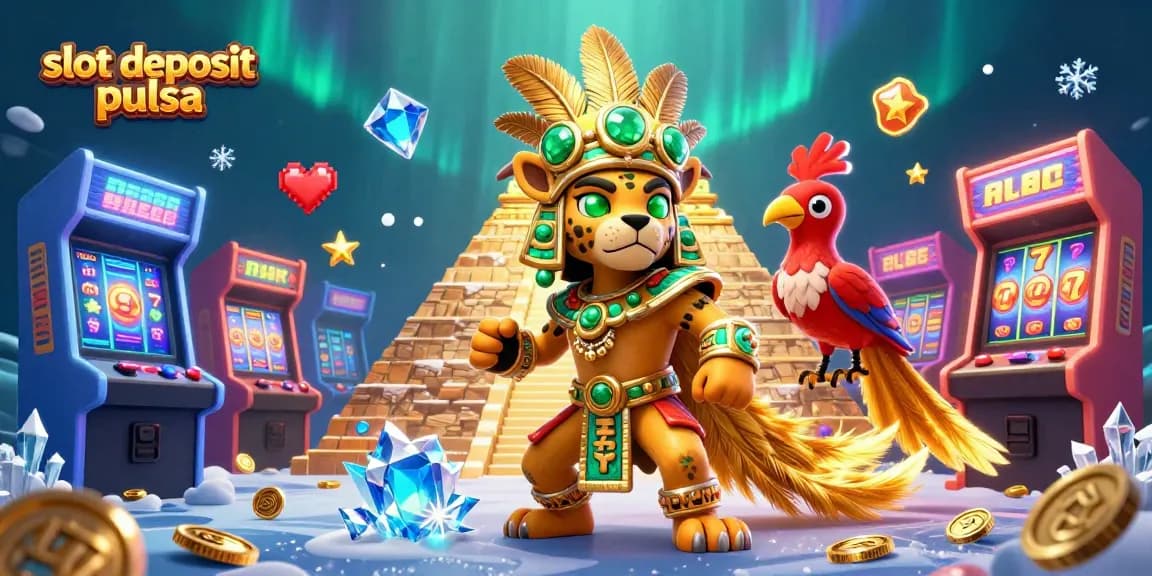 Menangkan slot deposit pulsa dengan tampilan mengesankan dari mesin slot berwarna-warni dan karakter yang menarik.