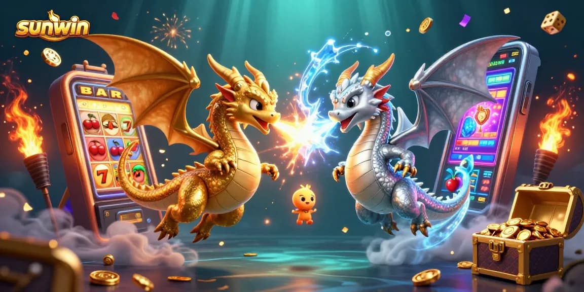 Experience thrilling gameplay at sunwin with dynamic casino dragons and vibrant winning elements.