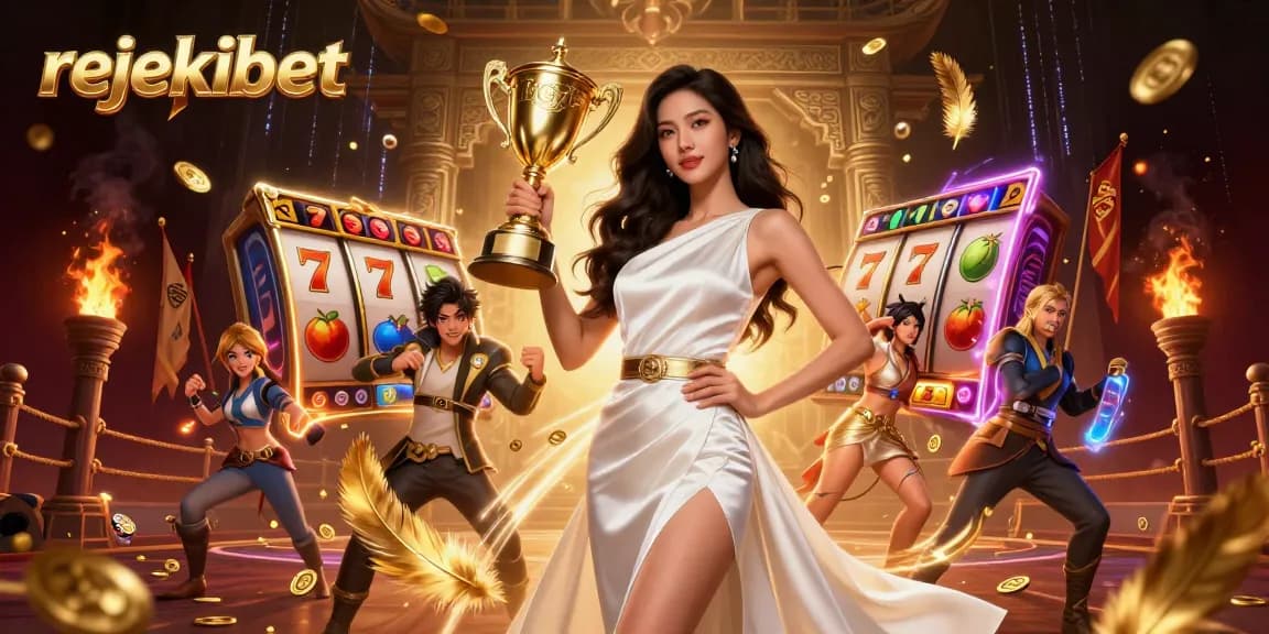 Engage with rejekibet for thrilling slot gameplay, winning trophies, and jackpot adventures.
