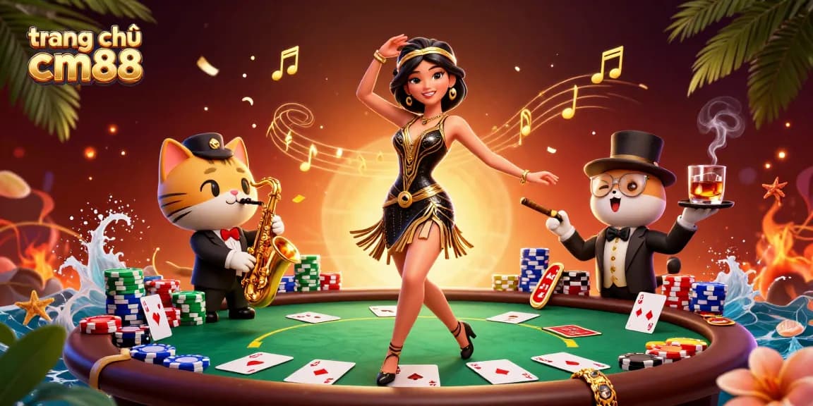 Experience vibrant gaming at trang chủ cm88 with dynamic casino action, eclectic characters, and thrilling game elements.