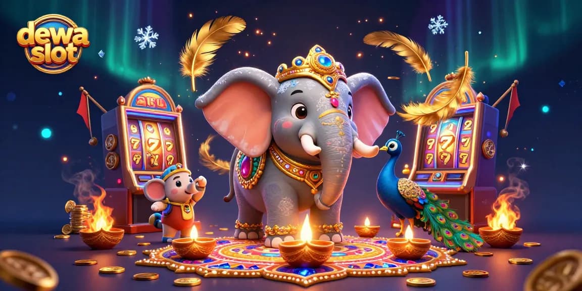 Spin the dewa slot and win big with vibrant animations of luck and fortune!