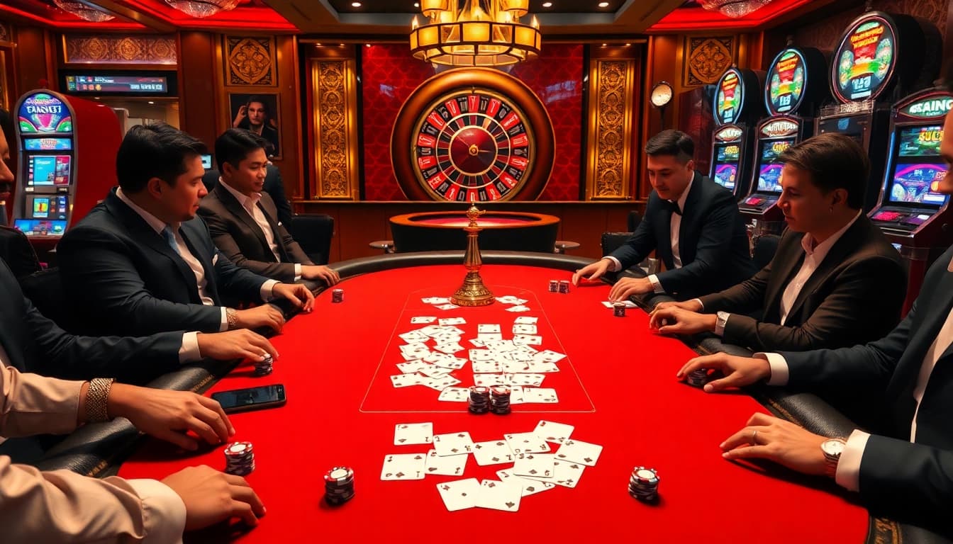 Experience the thrill of PG 99 at an elegant casino table with poker chips and cards.