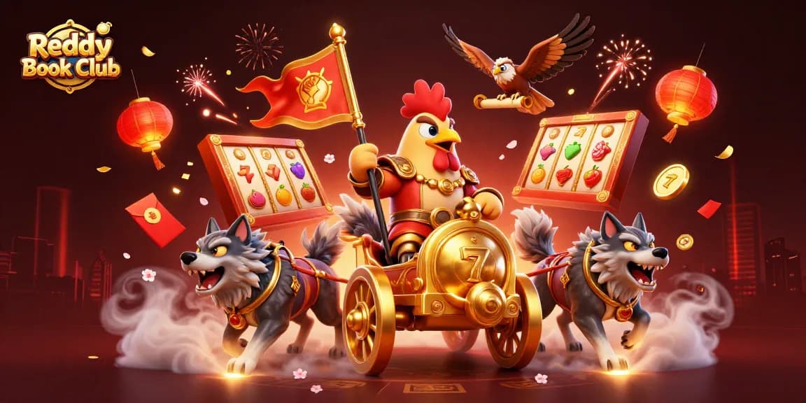Experience thrilling gameplay with Reddy Book Club's vibrant casino scene featuring unique characters and captivating elements.