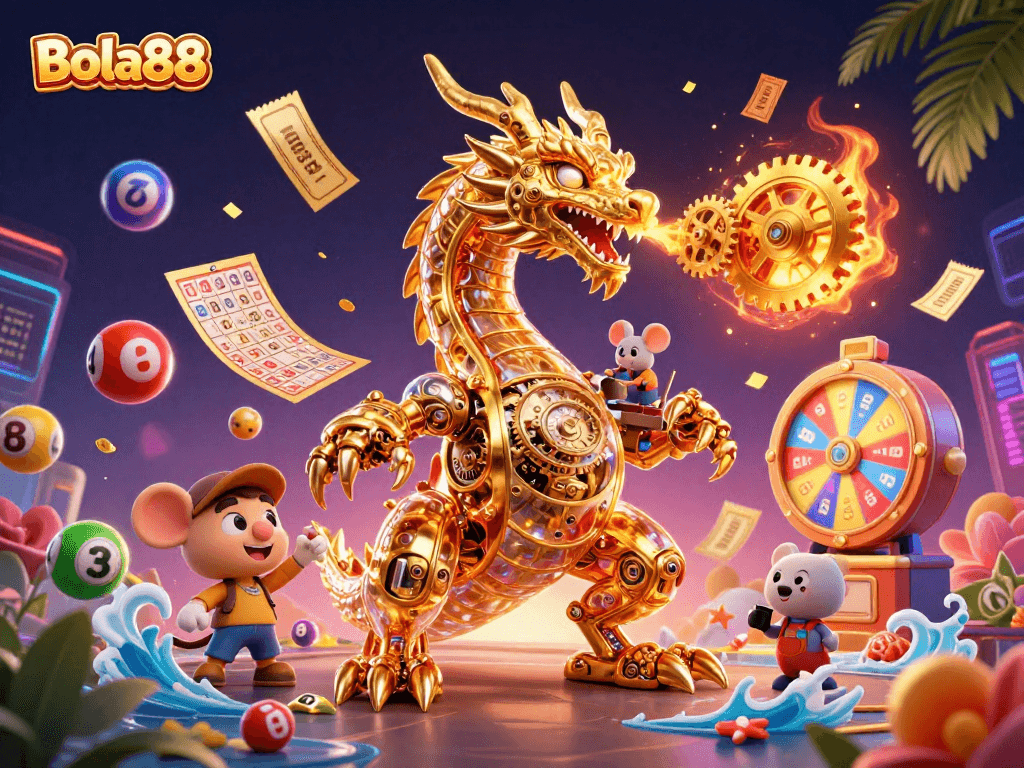 Bola88 menarik perhatian dengan jackpot bertema, bola lotere berwarna-warni dan kartu bingo yang menguntungkan.