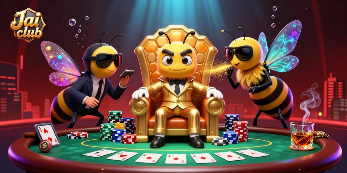 Experience thrilling gameplay and rewards at Jai club with vibrant poker scenes and engaging characters.