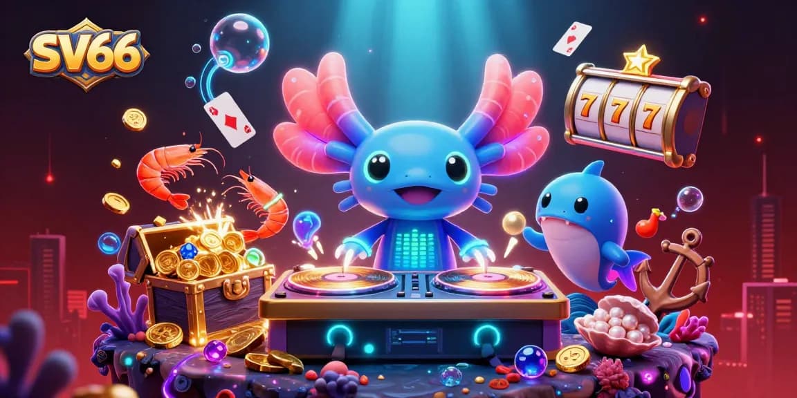 Experience thrilling gameplay at SV66 with vibrant 3D casino elements and exciting underwater action.