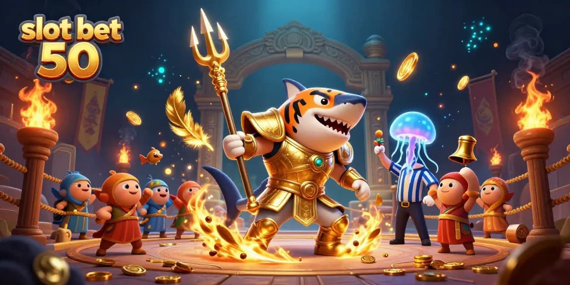 Experience thrilling gameplay with slot bet 50 amid a vibrant casino atmosphere.