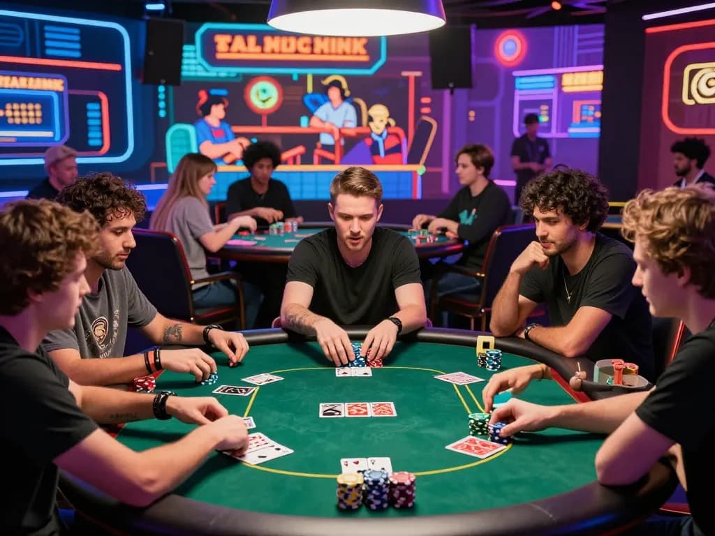 Engaging online gameplay scene on https://sc88e.com/ featuring diverse players in a vibrant virtual casino atmosphere.