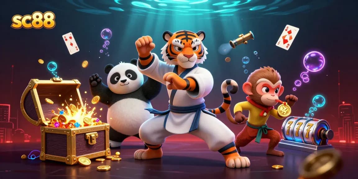 Experience thrilling gameplay with the sc88 online casino, showcasing vibrant characters and rich slot elements.