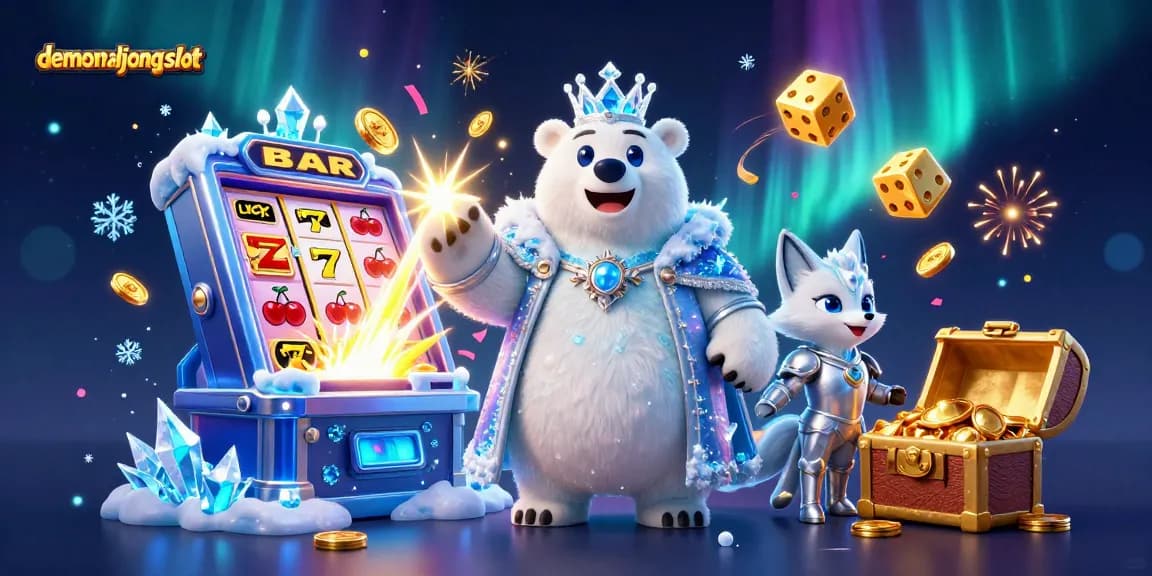 Spin to win on demomahjongslot with our vibrant casino illustration packed with exciting elements!