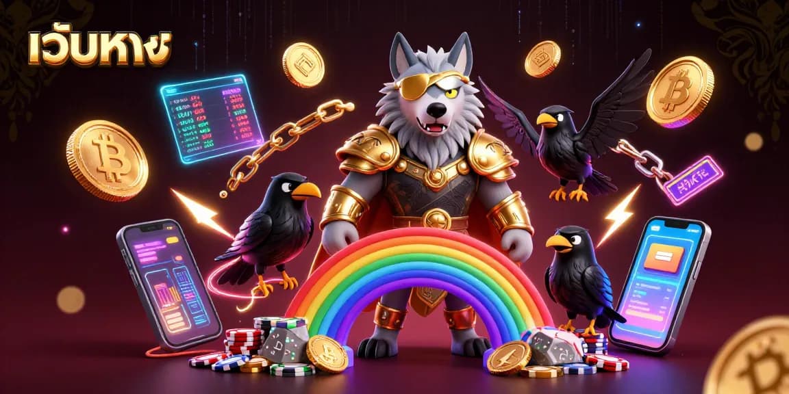 Engage in เว็บตรง gaming with vibrant casino elements and Norse mythology characters for thrilling experiences.