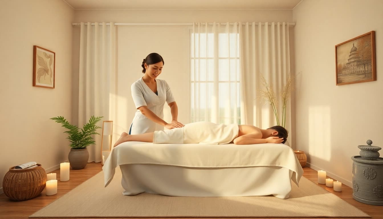 Experience the soothing 평택출장마사지 in a serene home setting with a professional therapist.
