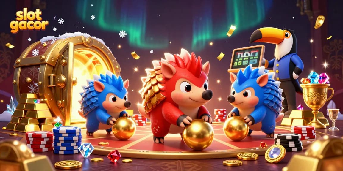 Bermain slot gacor dengan pangolin bersaing di dunia judi kasino yang megah.