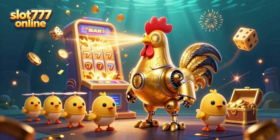 Experience the thrill of slot777 online with vibrant characters and exciting casino symbols.