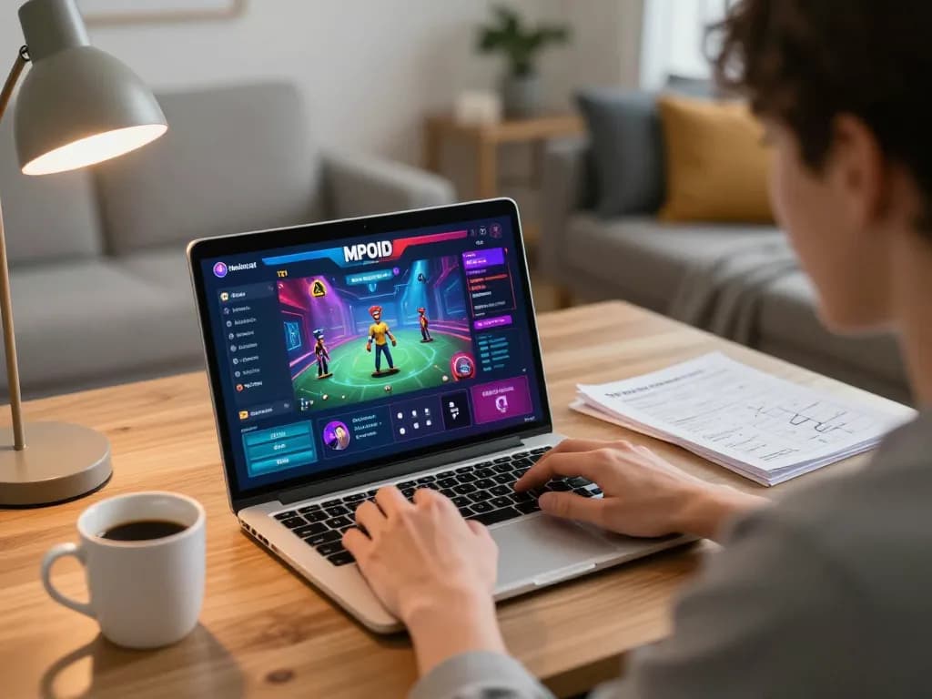 Engage with MPOID dynamic games while enjoying a cozy home gaming session with strategy and excitement.