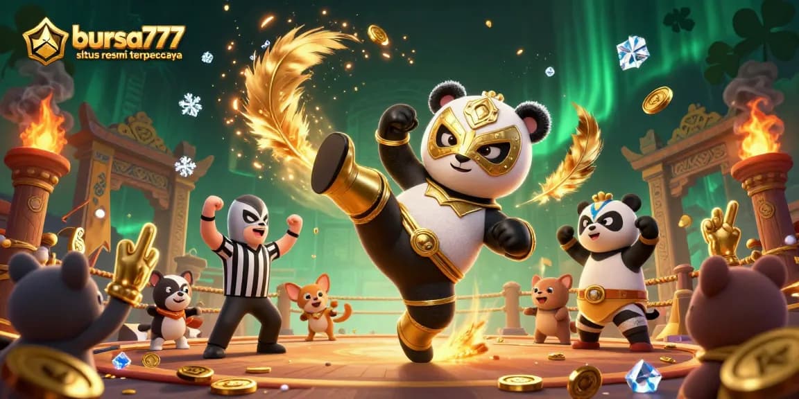 Experience thrilling gameplay at bursa777 situs resmi terpercaya with vibrant characters and dynamic casino elements.