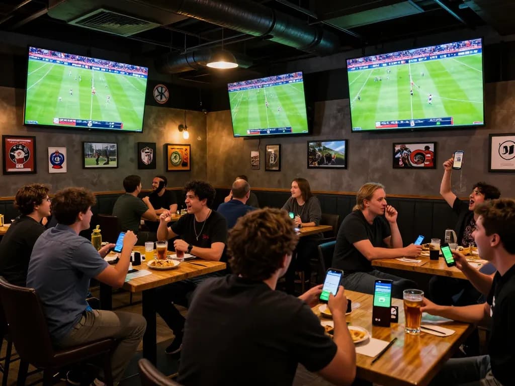 Cà Khịa TV allows fans to engage with live football action and enhance their betting experience in a fun sports bar setting.