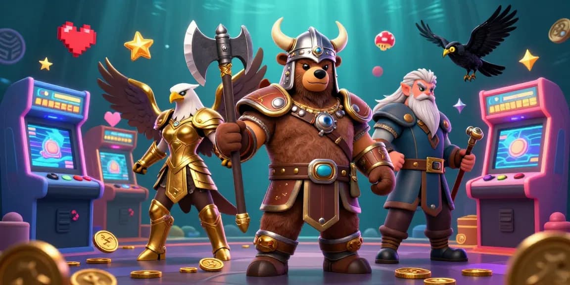 Experience the thrilling rr33 daftar process with our illustrated characters, embracing the spirit of gambling and fun.