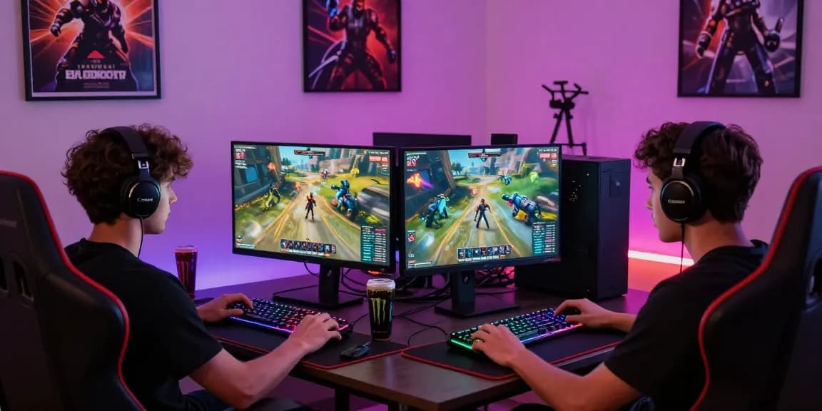 Gamers engaged in intense gameplay showcasing coloksgp link alternatif in vibrant atmosphere.