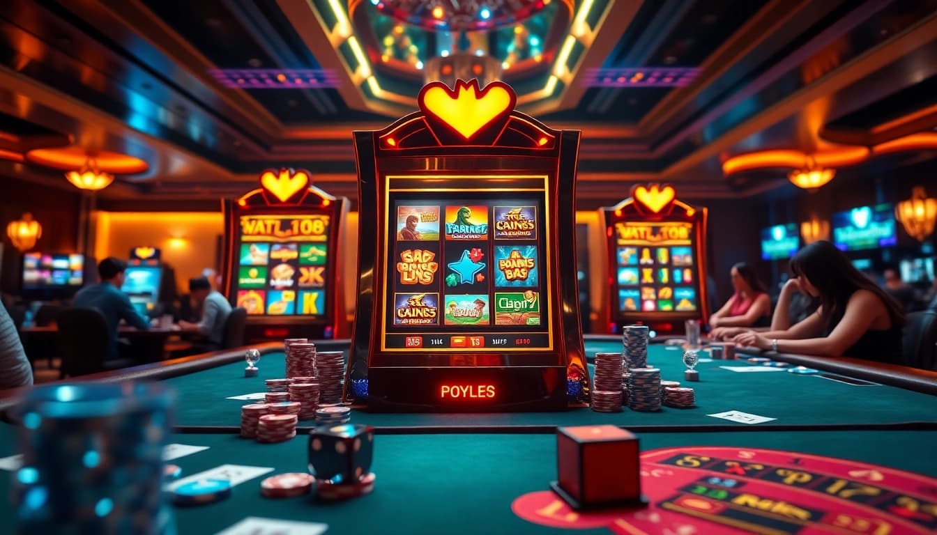 Experience thrilling gameplay on Batman138 with vibrant slot machines and casino highlights.