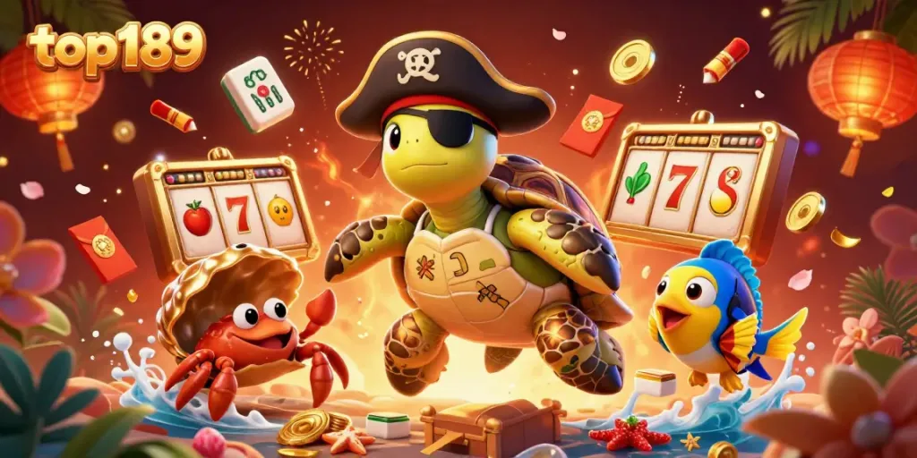 Engage with top189's thrilling slots adventure featuring charming underwater characters.