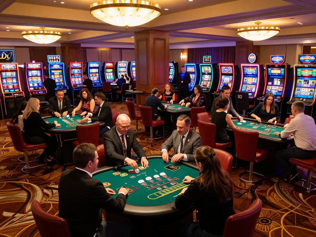 Engaging blackjack players revel in high-stakes action at 789 casino.