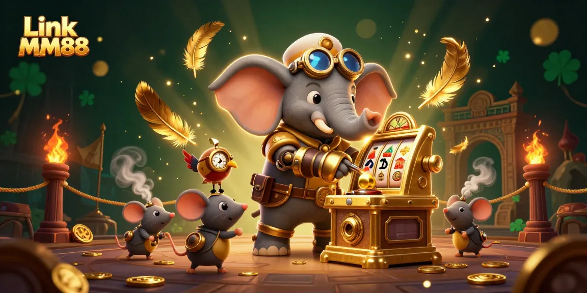 Spin the golden slot machine with Link MM88 for a chance to win big!