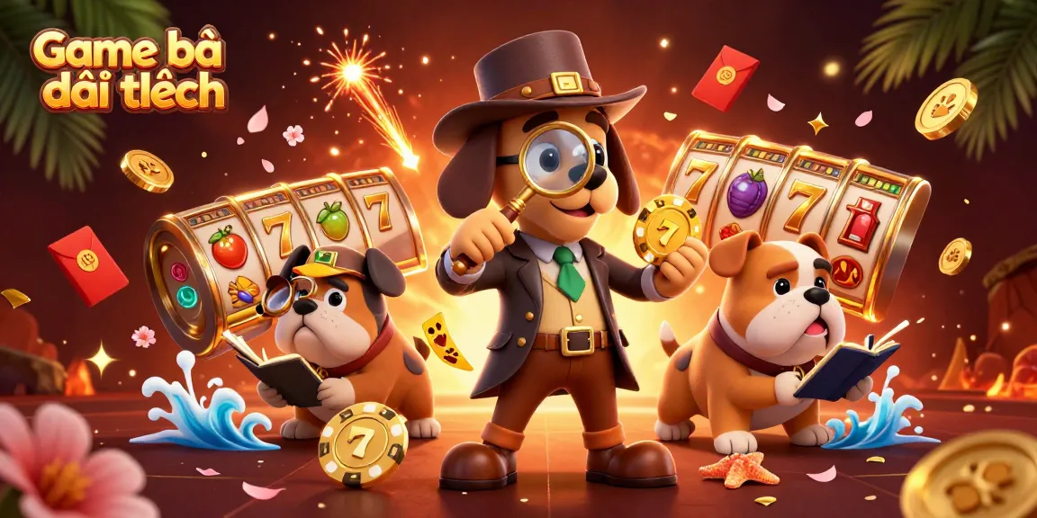 Experience thrilling Game bài đổi thưởng action with detective characters solving a treasure clue.