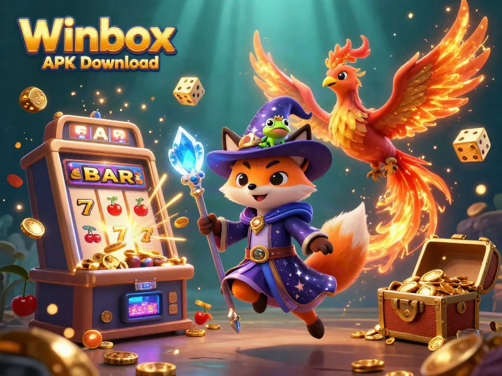 Winbox APK Download: Engage in thrilling gaming with vibrant visuals and exciting casino elements.