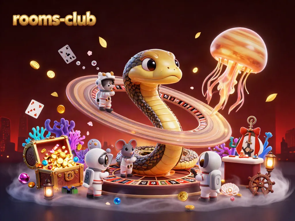 Menangkan permainan slot online di rooms-club dengan simbol mangkuk harta karun dan koin emas yang berkilauan.