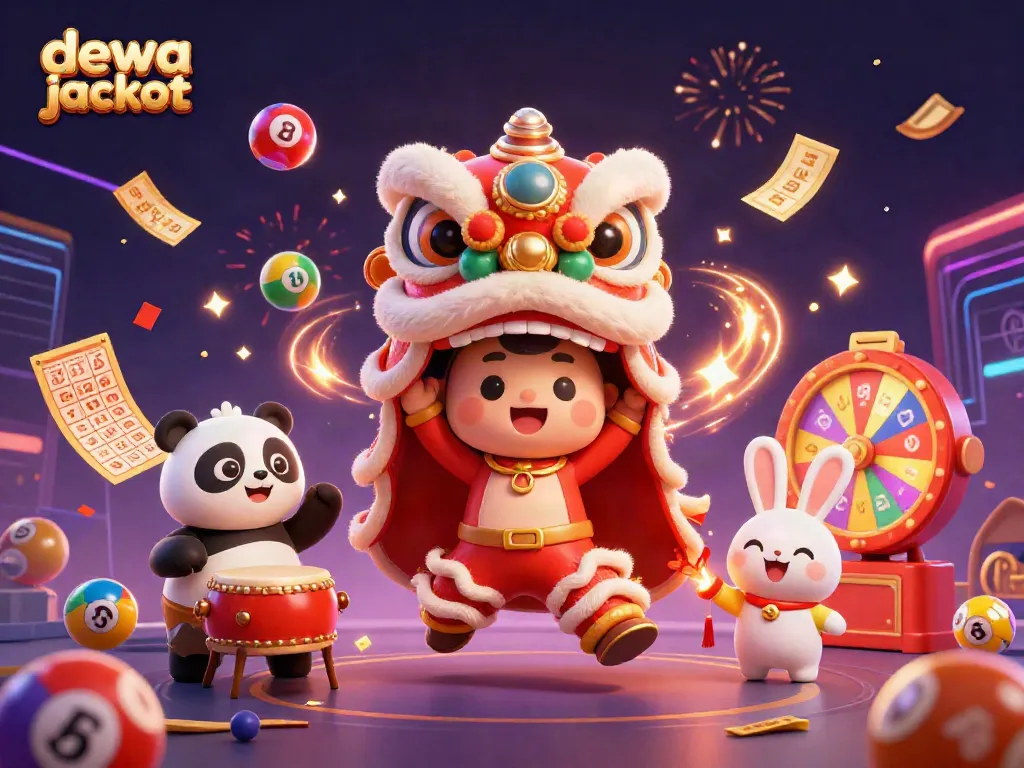 Mengambil jackpot di dewa jackpot dengan visual festival meriah dan permainan menarik.