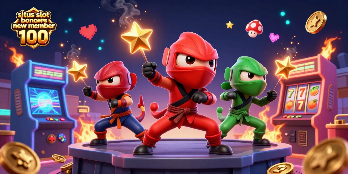 Engage with situs slot bonus new member 100 while enjoying vibrant 3D animated characters and slot game elements.