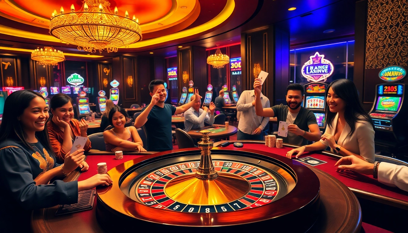 Rasakan sensasi Datukwin saat bertaruh di meja kasino mewah dengan mesin slot yang berwarna-warni.