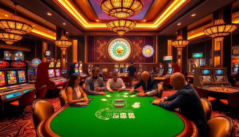Experience the excitement of gambling at https://kbl555.net/ with vibrant casino tables and slot machines.