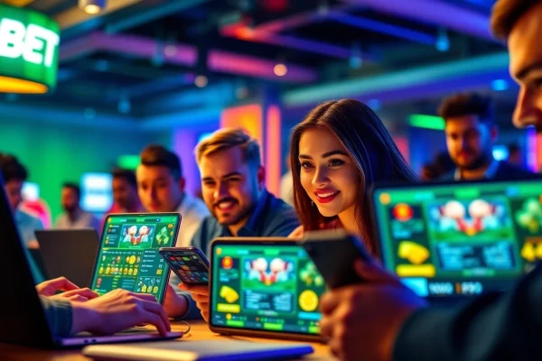 Online gambling experience at https://f8beta2.support/ showcasing diverse players engaging with modern gaming interfaces.