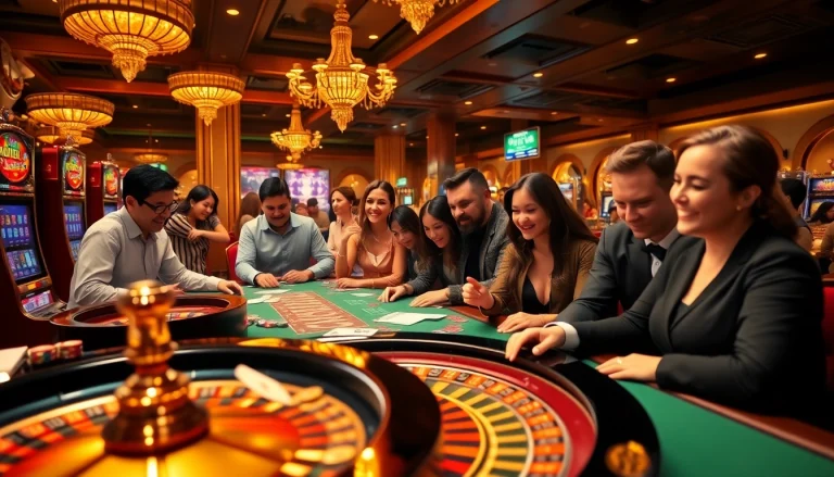 Engaged players experience the thrill of thabet college in a luxurious casino setting.