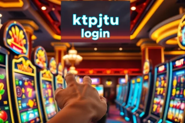 Experience the thrill of gambling with a focus on kpjitu login at a vibrant casino scene.