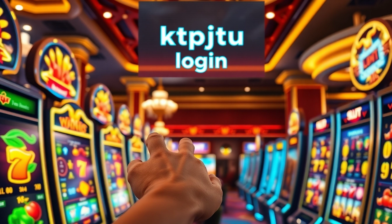 Experience the thrill of gambling with a focus on kpjitu login at a vibrant casino scene.