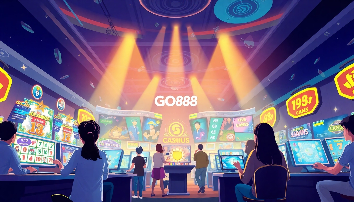 GO88 gaming community enjoying a diverse range of online games on mobile devices.