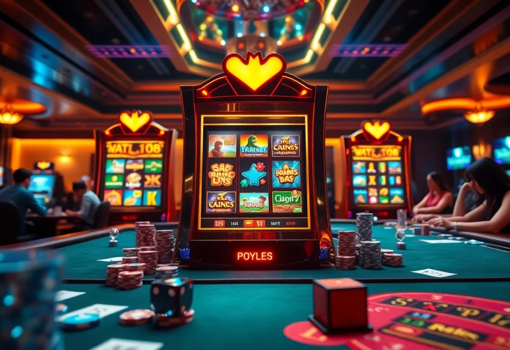 Experience thrilling gameplay on Batman138 with vibrant slot machines and casino highlights.