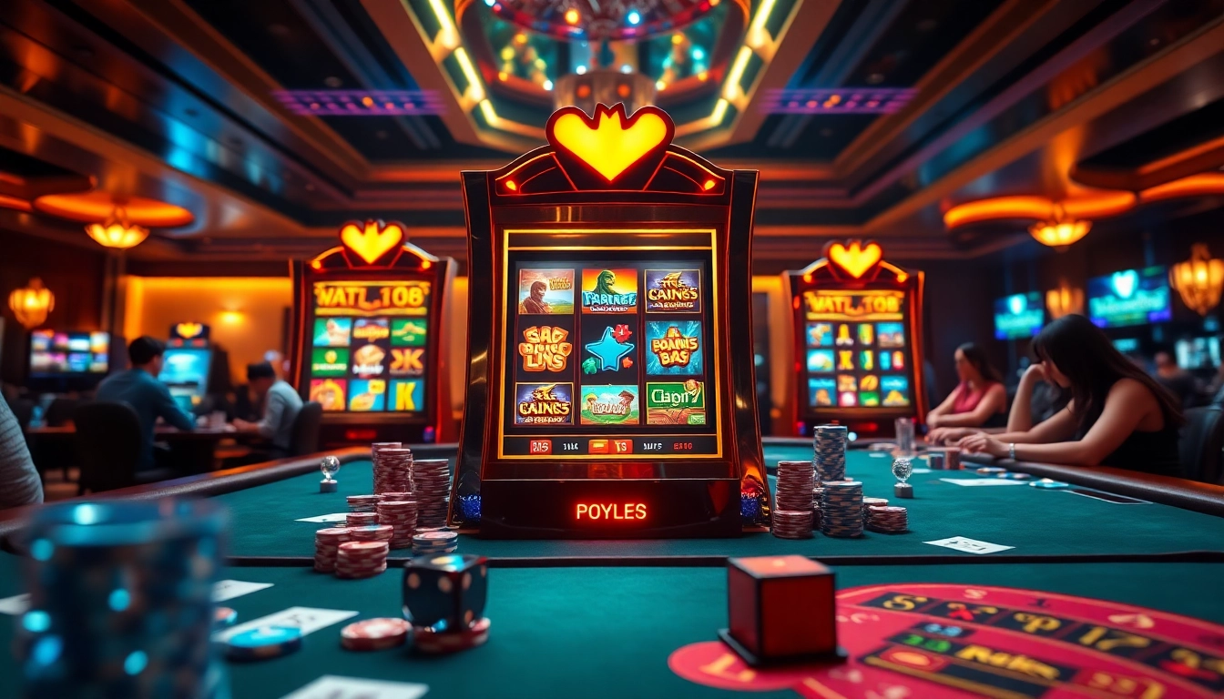 Experience thrilling gameplay on Batman138 with vibrant slot machines and casino highlights.