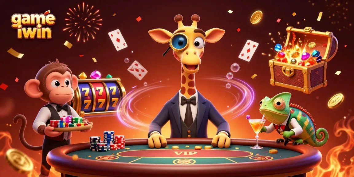 Experience the excitement of game iwin with high-stakes fun at a vibrant poker table!